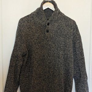 J Crew Knit Grey Collared Sweater - Men's Medium